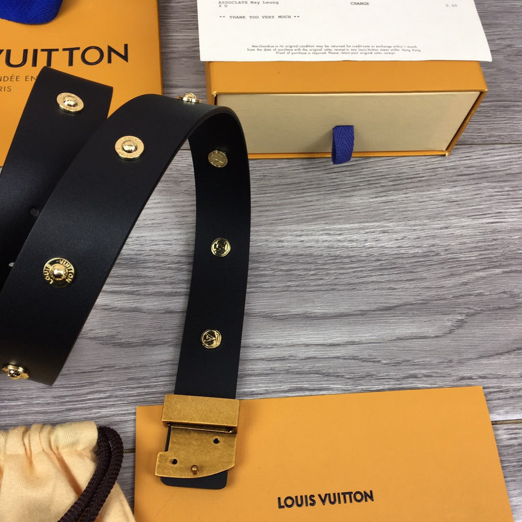 Louis Vuitton Iconic Belt Black