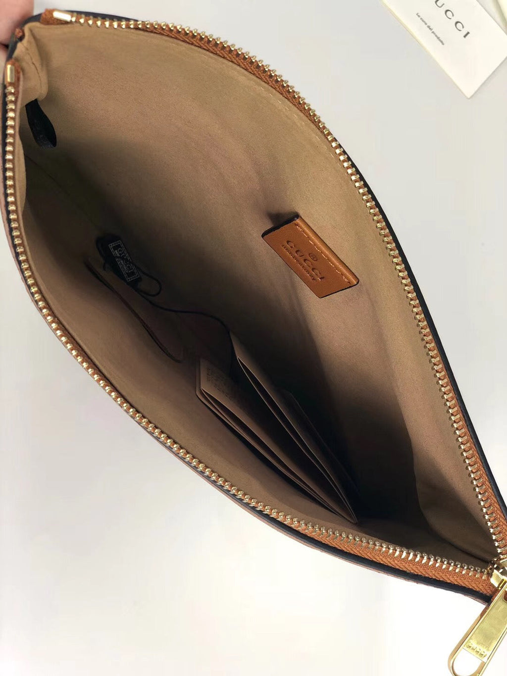 Gucci Vintage Canvas Pouch 29cm