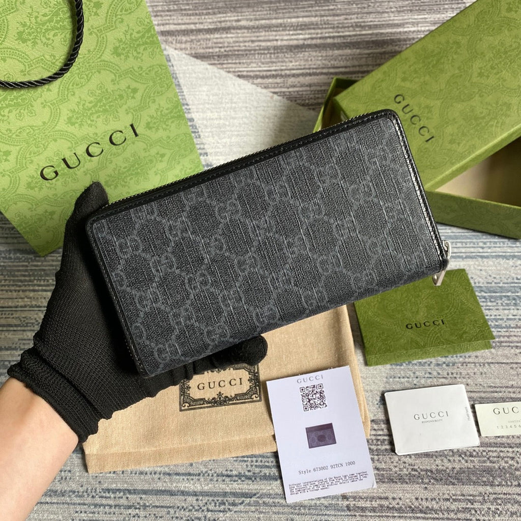 Gucci Ophidia GG Zip Around Wallet 19cm