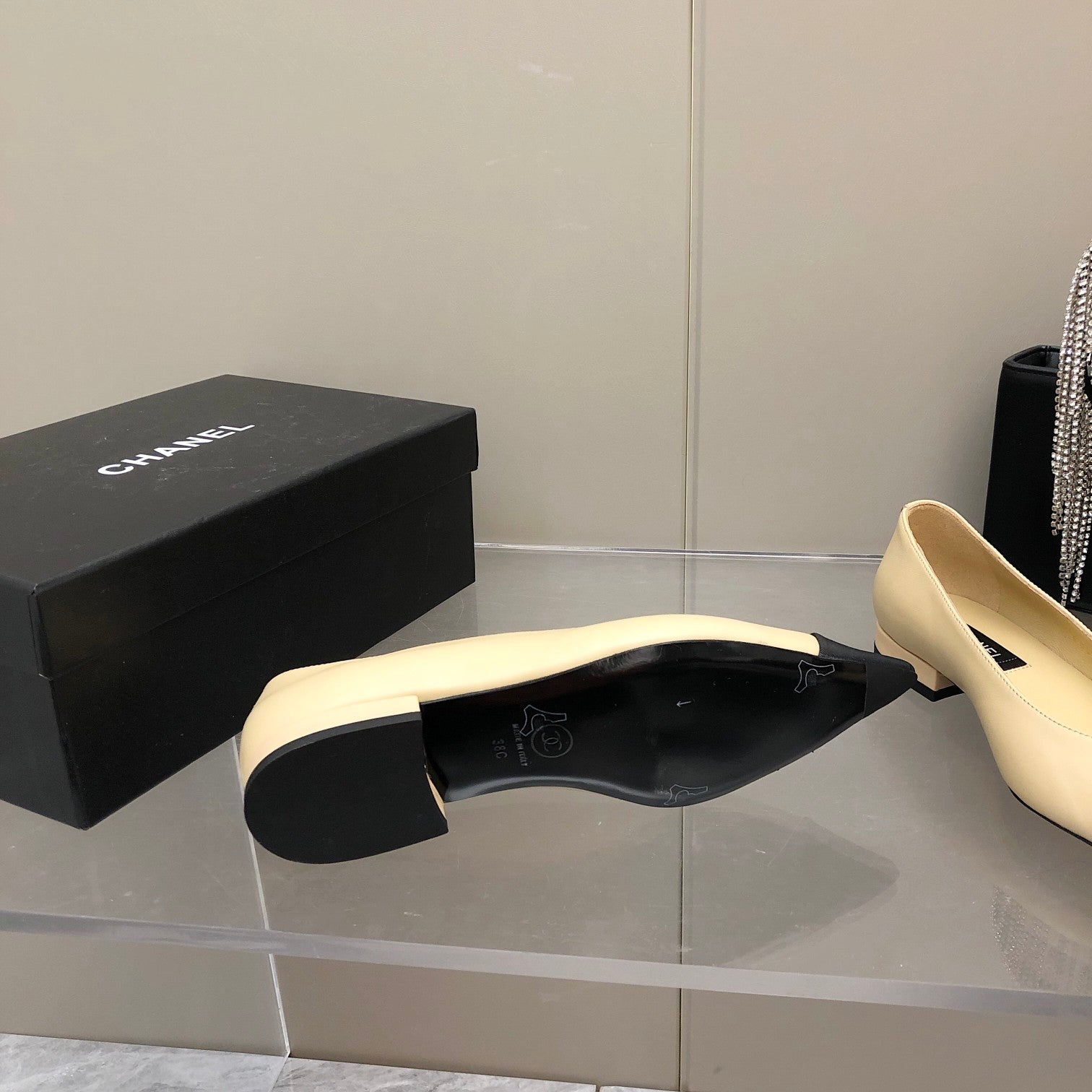 Chanel Flats Beige