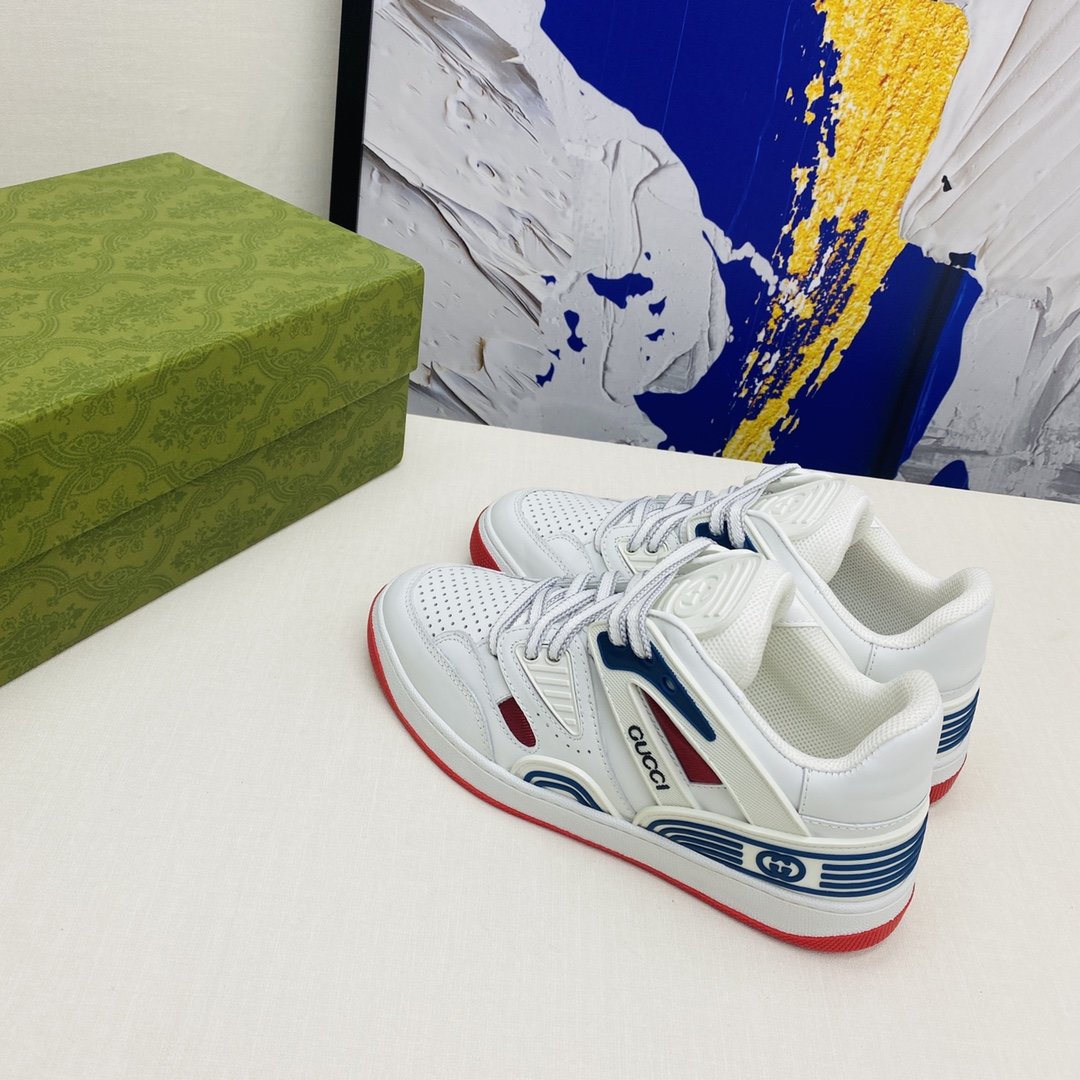 Gucci Basket Sneaker White