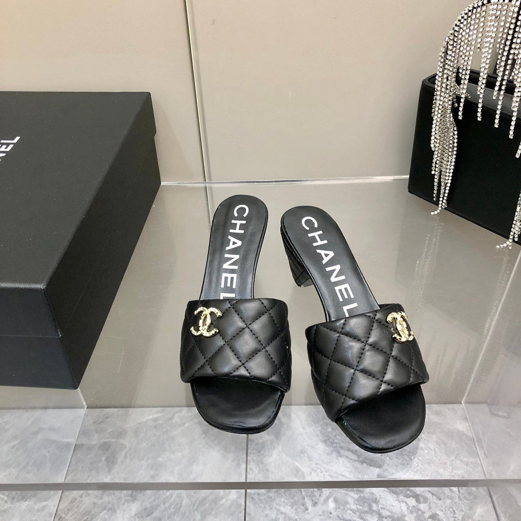 Chanel Mules Black