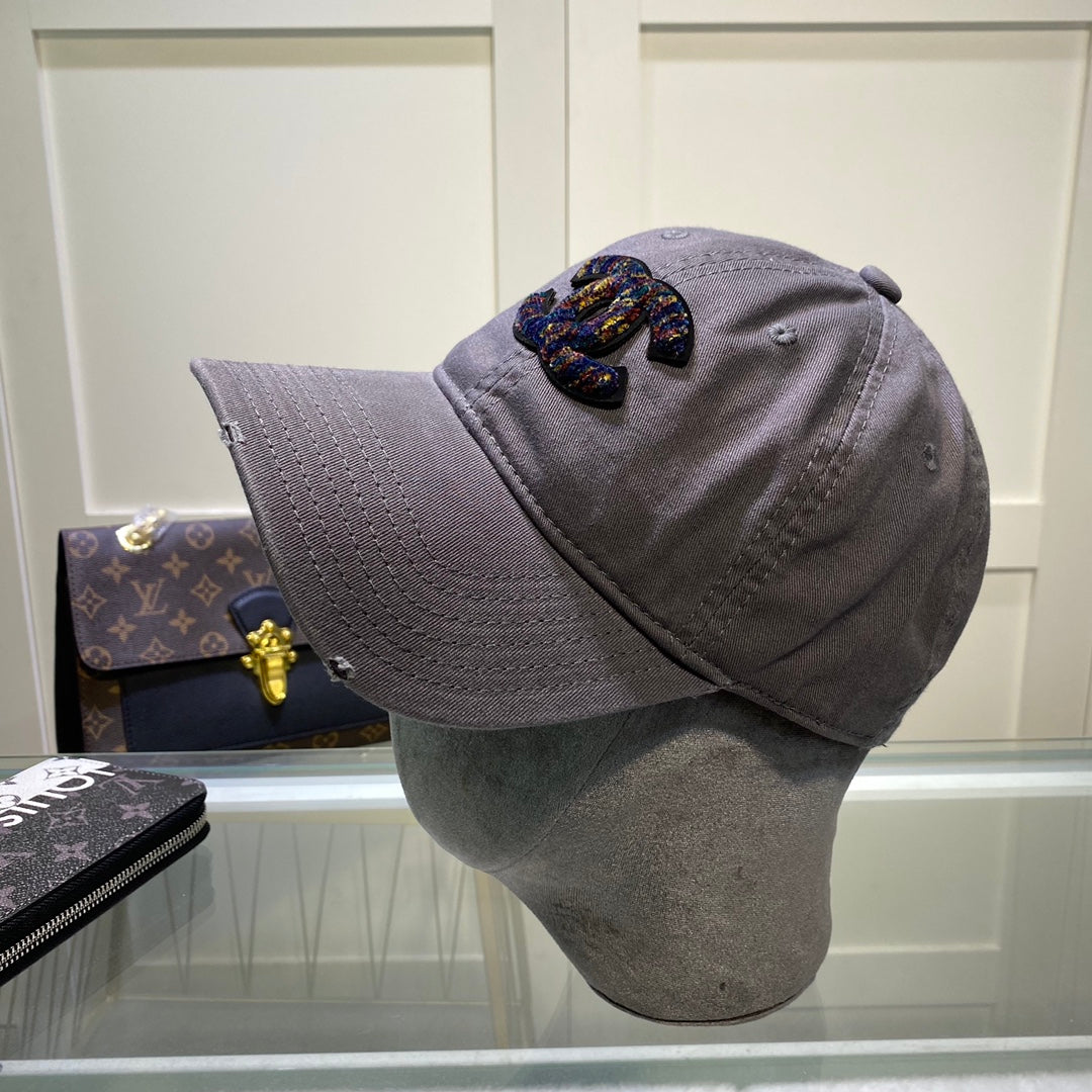 Chanel Dark Grey Cap