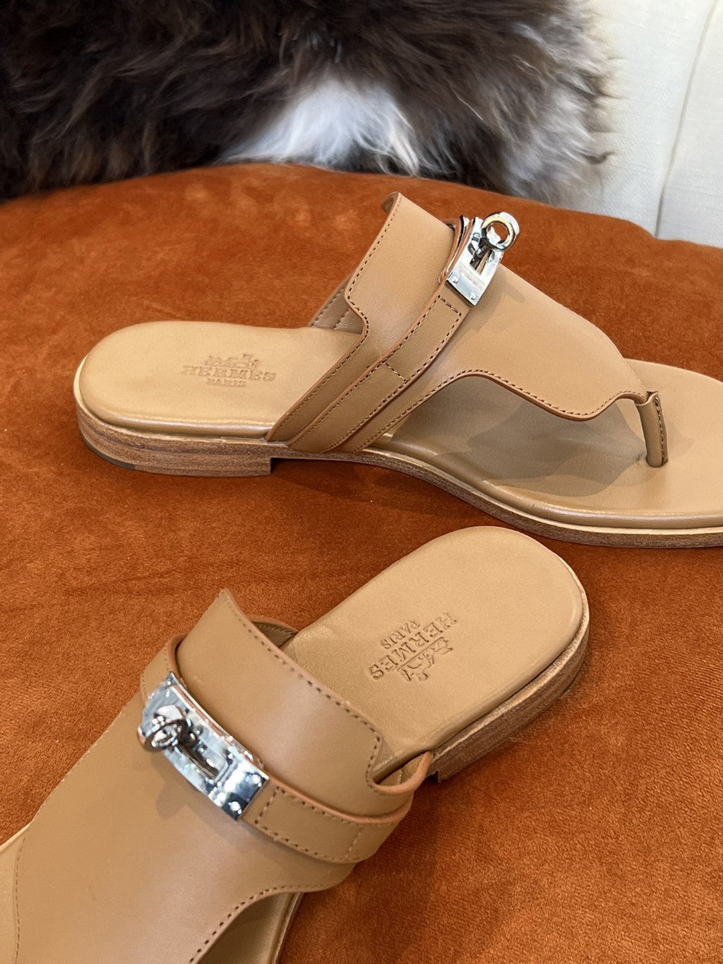 Hermes Elixir Neo Sandal Brown