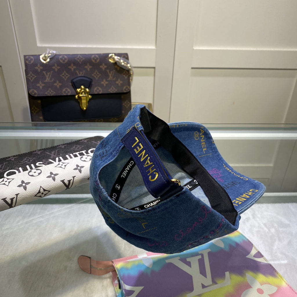 Chanel Blue Cap