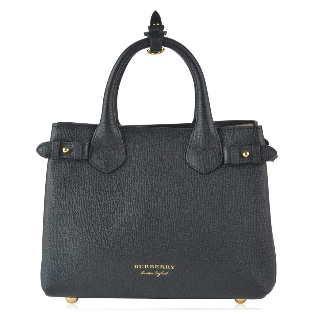 Medium House Check Baby Banner Tote Black