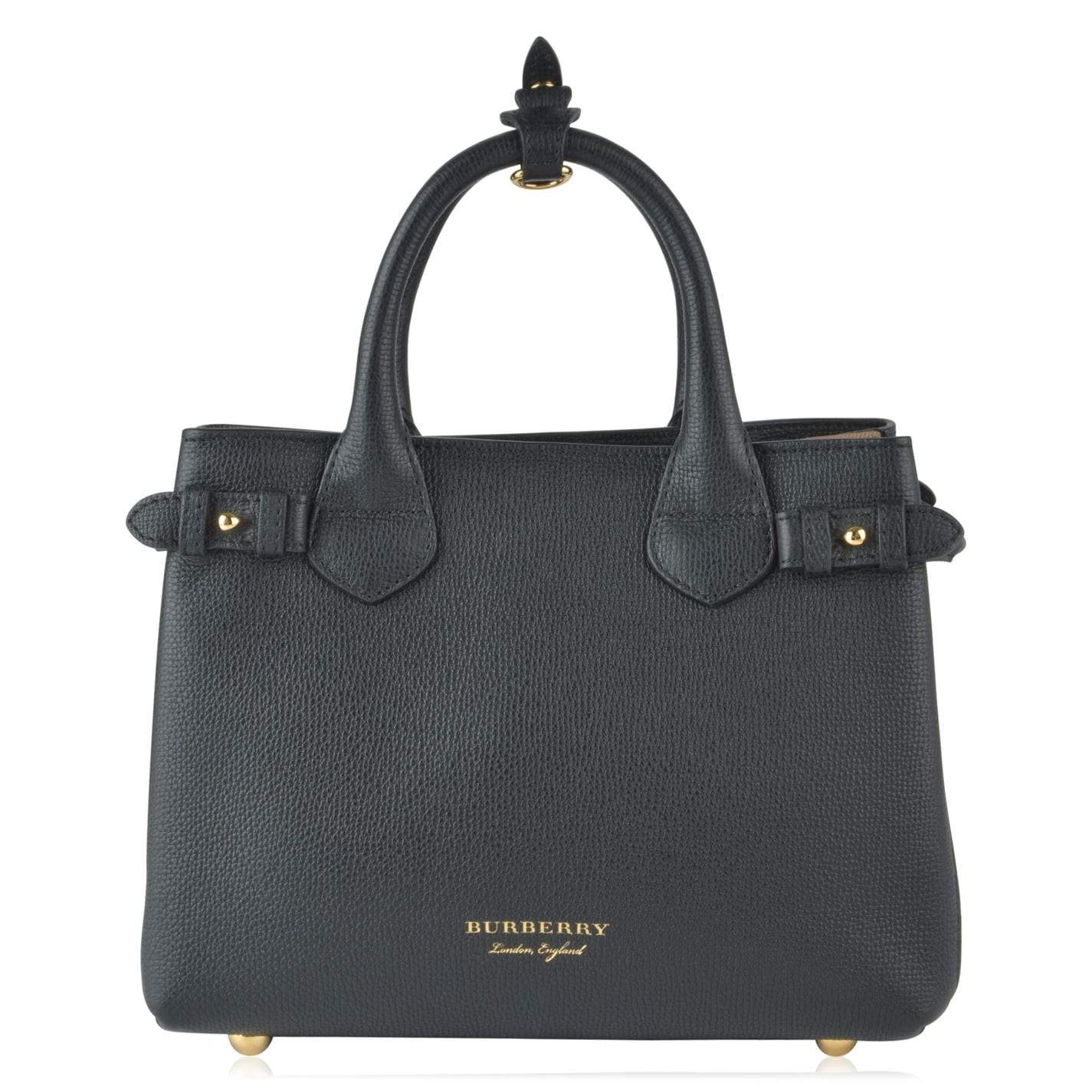 Medium House Check Baby Banner Tote Black