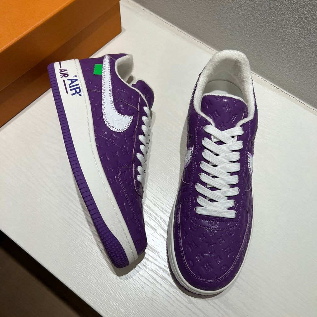 Louis Vuitton x Off-White x Nike Air Force 1 Purple