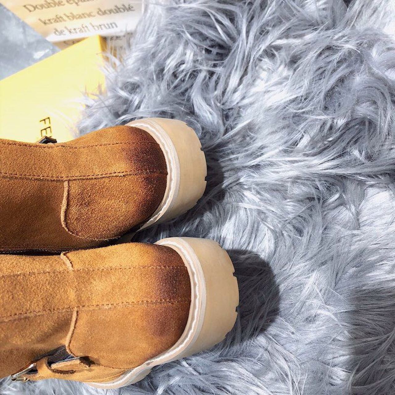 Fendi F Logo Lace Up Ankle Boots Suede Calfskin Leather Fall/Winter 2020 Collection, Tan