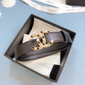 Chanel Belt With Beaded Buckle Brown