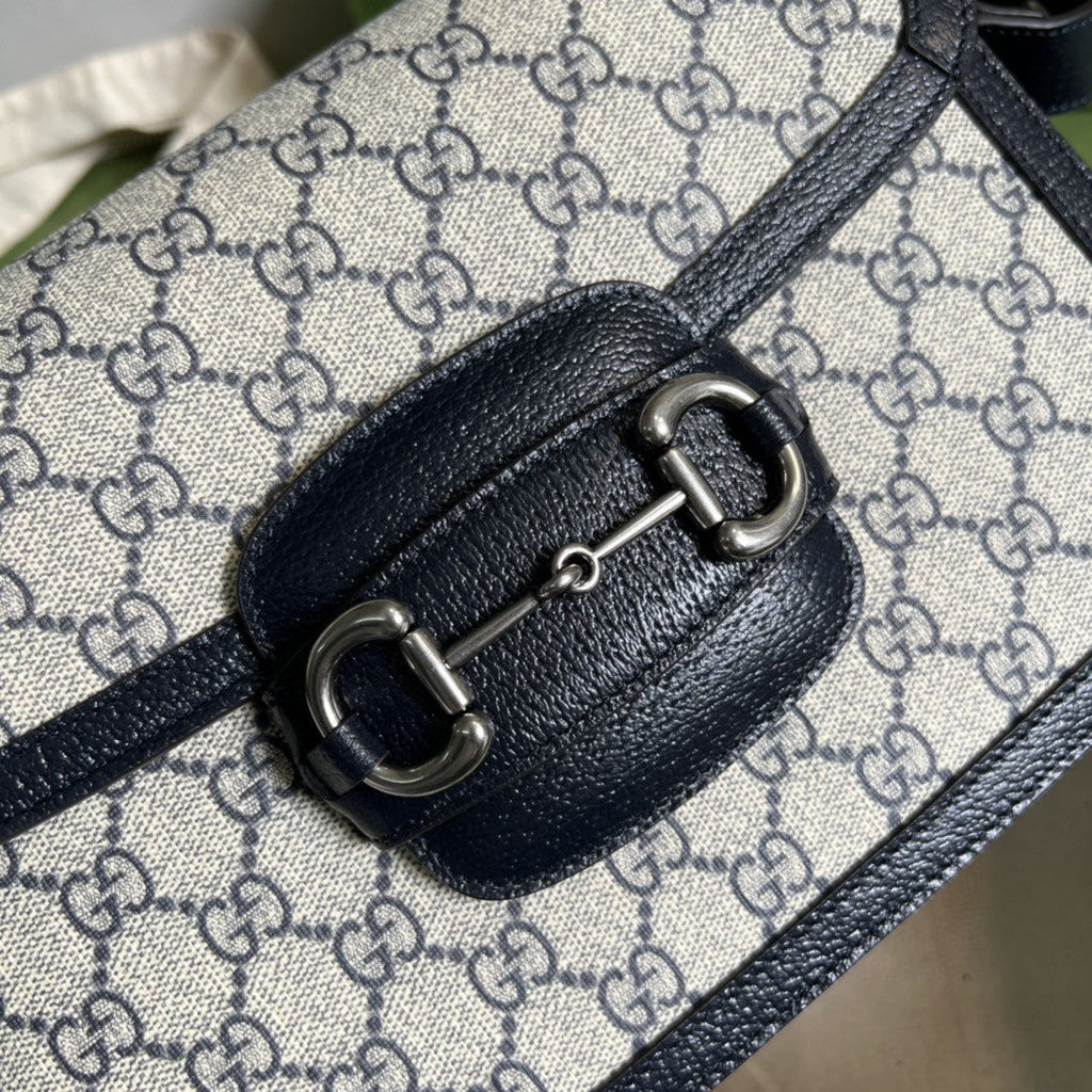 Gucci Horsebit 1955 Shoulder Bag 25cm 602204 Beige