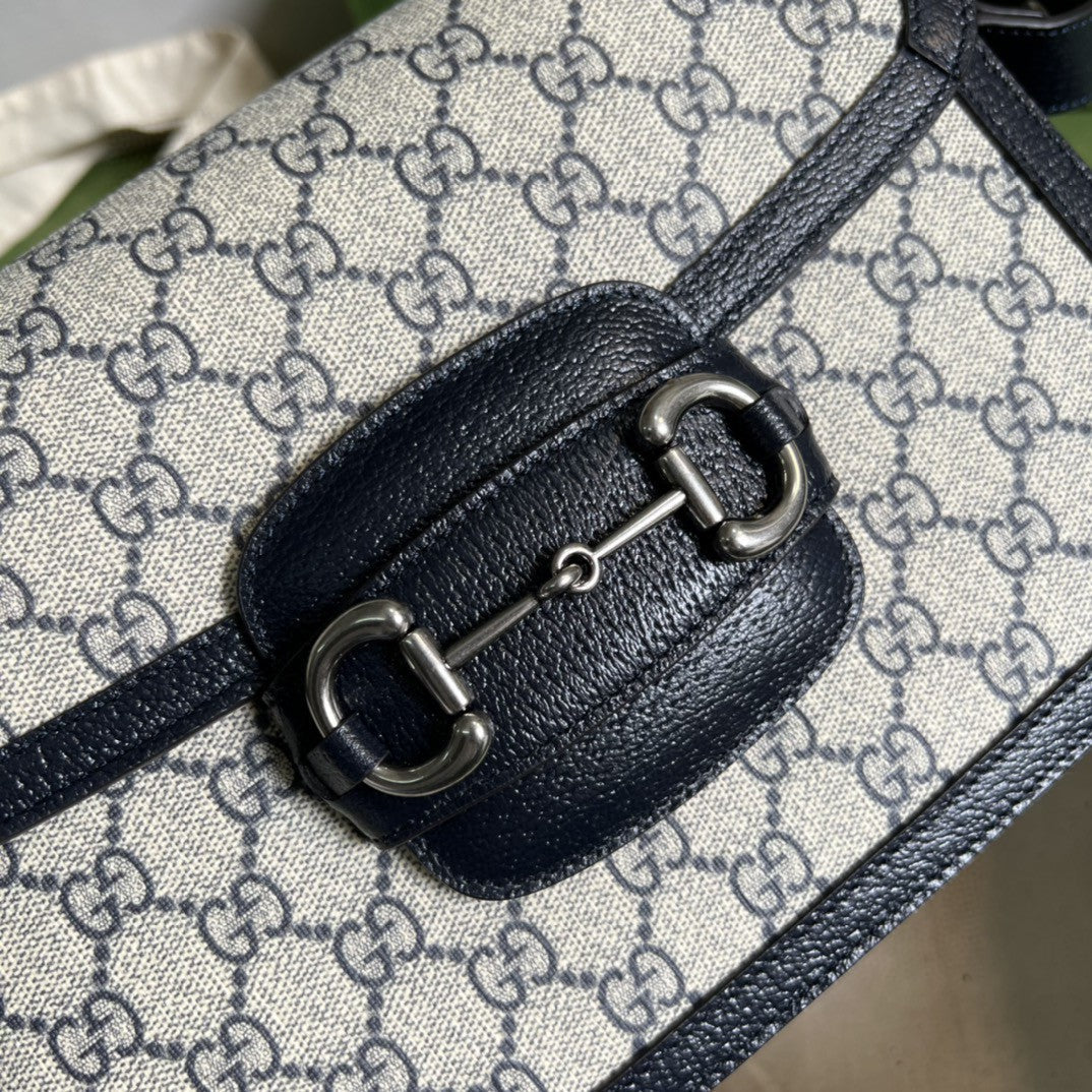 Gucci Horsebit 1955 Shoulder Bag 25cm 602204 Beige