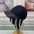 Gucci Canvas Baseball Cap with Web Black