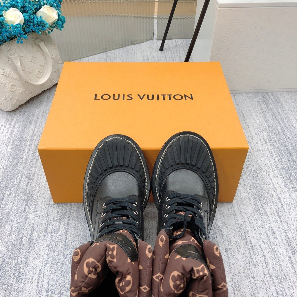 Louis Vuitton Beaubourg Ankle Boot Black