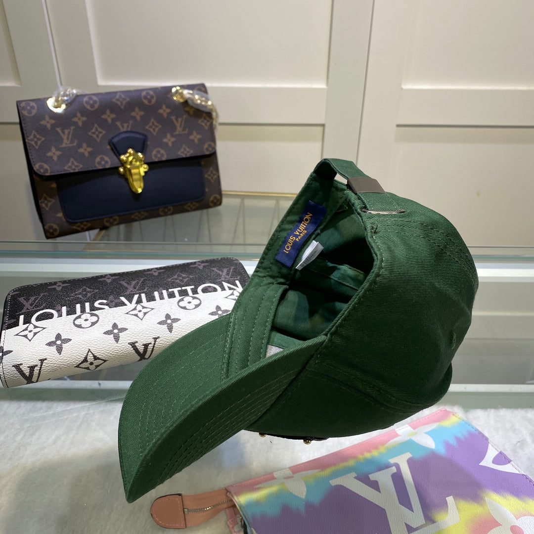 Louis Vuitton Embroidered Logo Baseball Cap