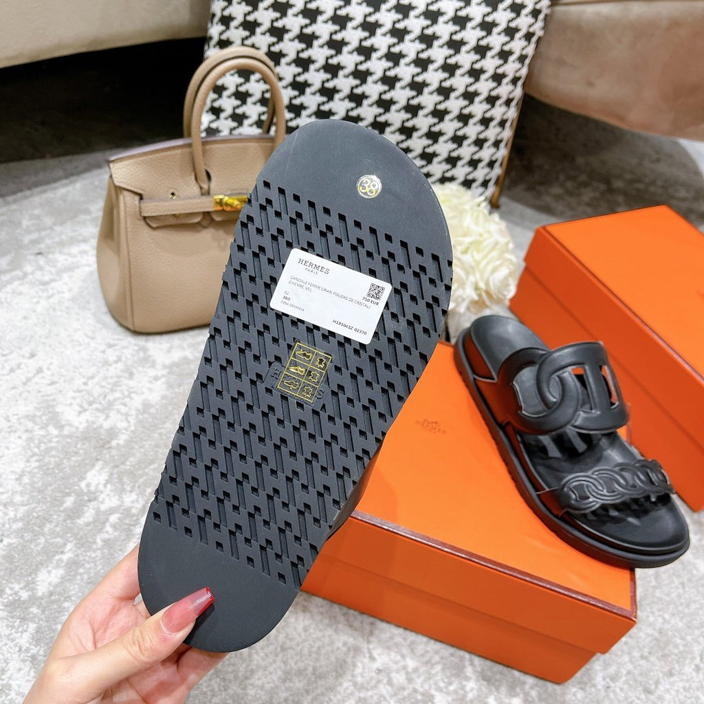 Hermes Extra Sandal Black