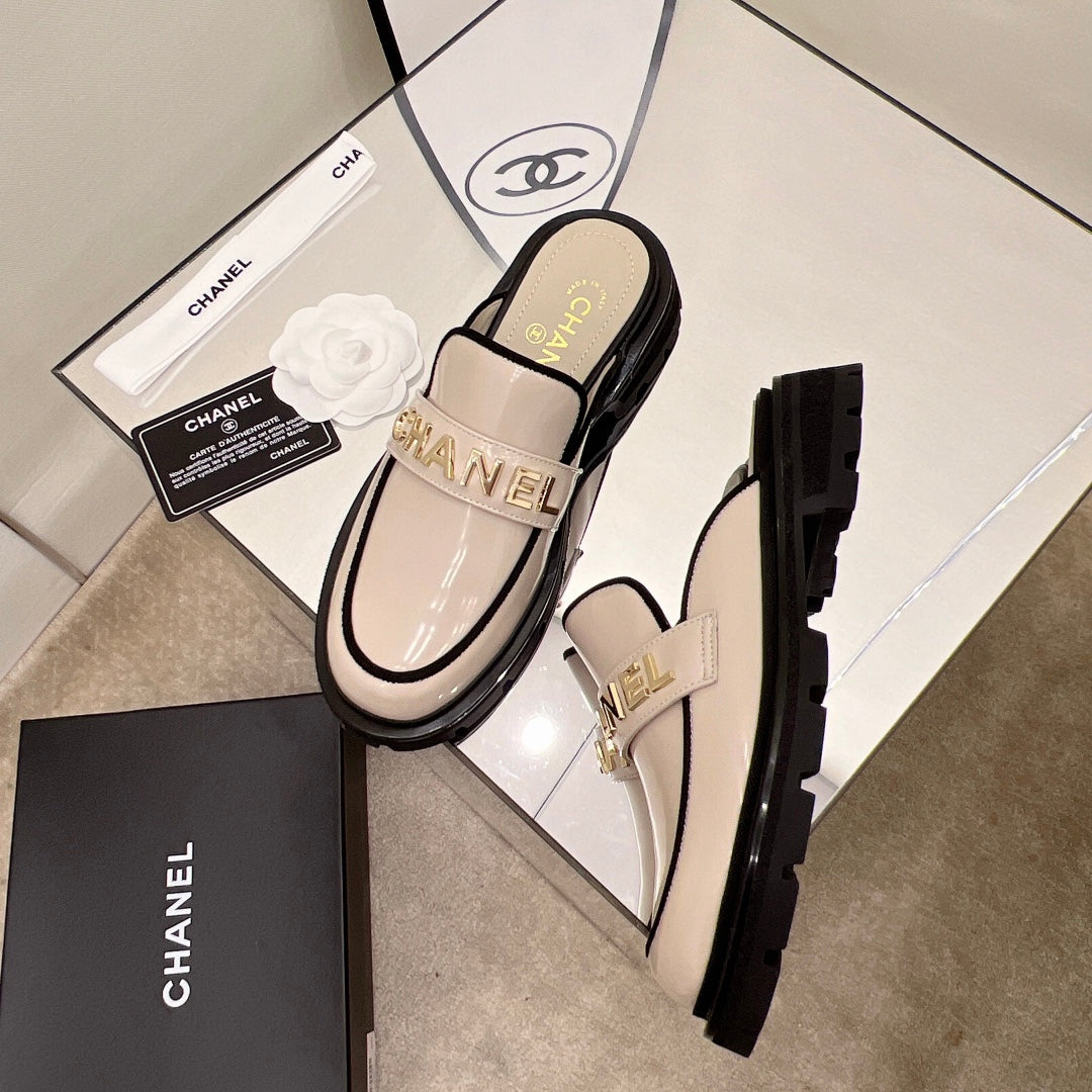Chanel Mule Beige