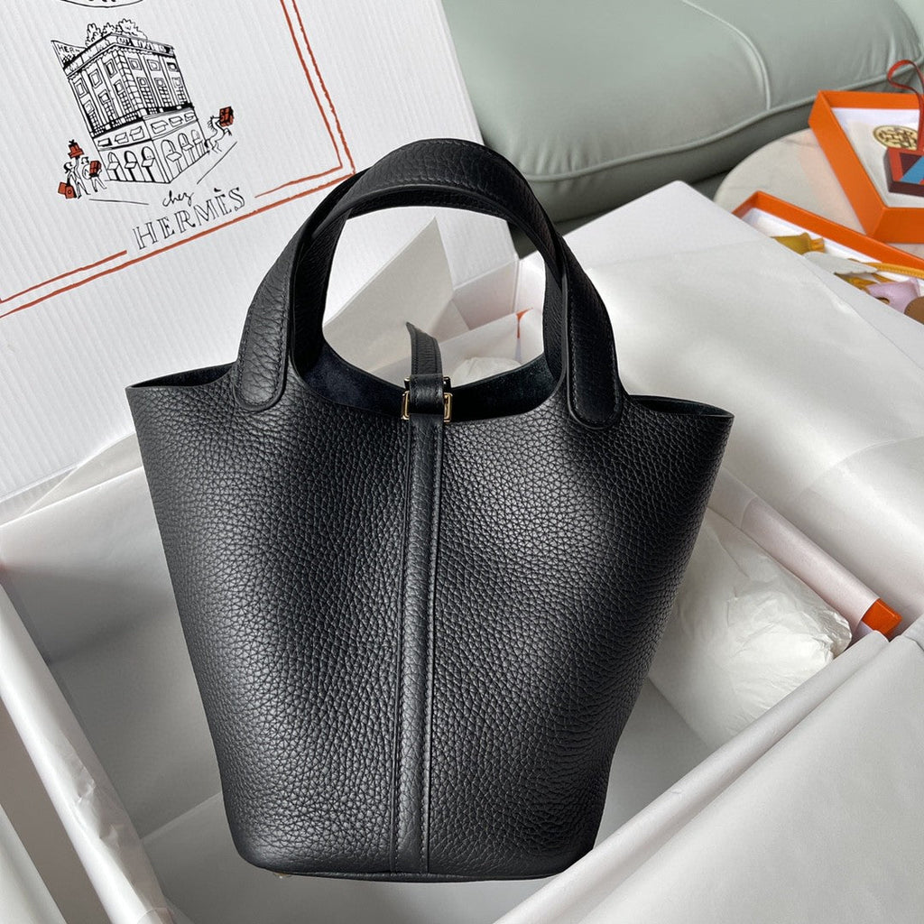 Hermes Picotin Lock 18 Bag Black