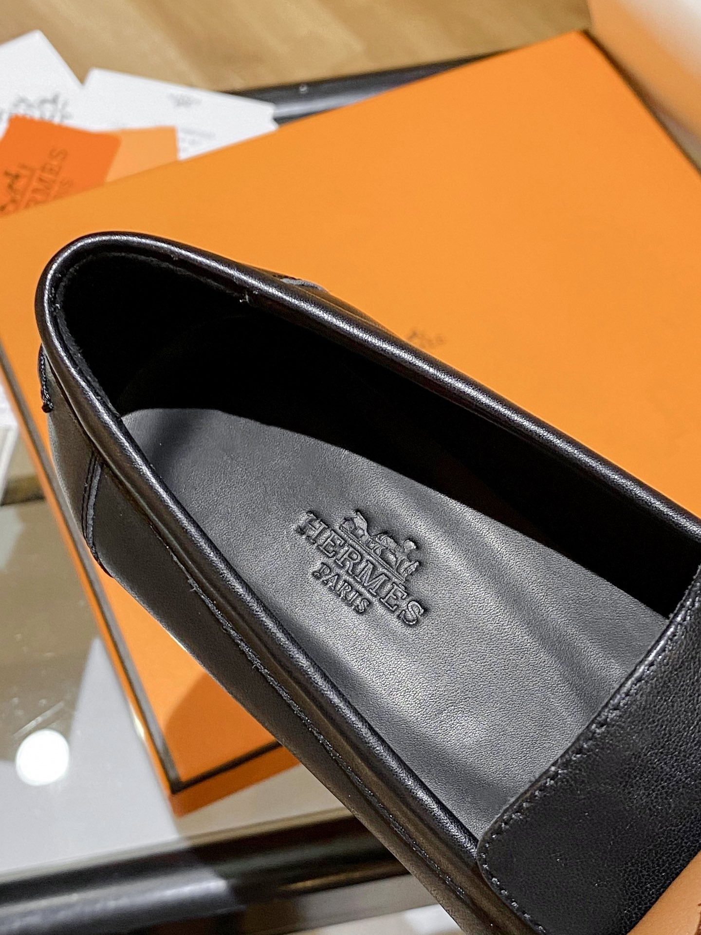 Hermes Destin Loafer Black