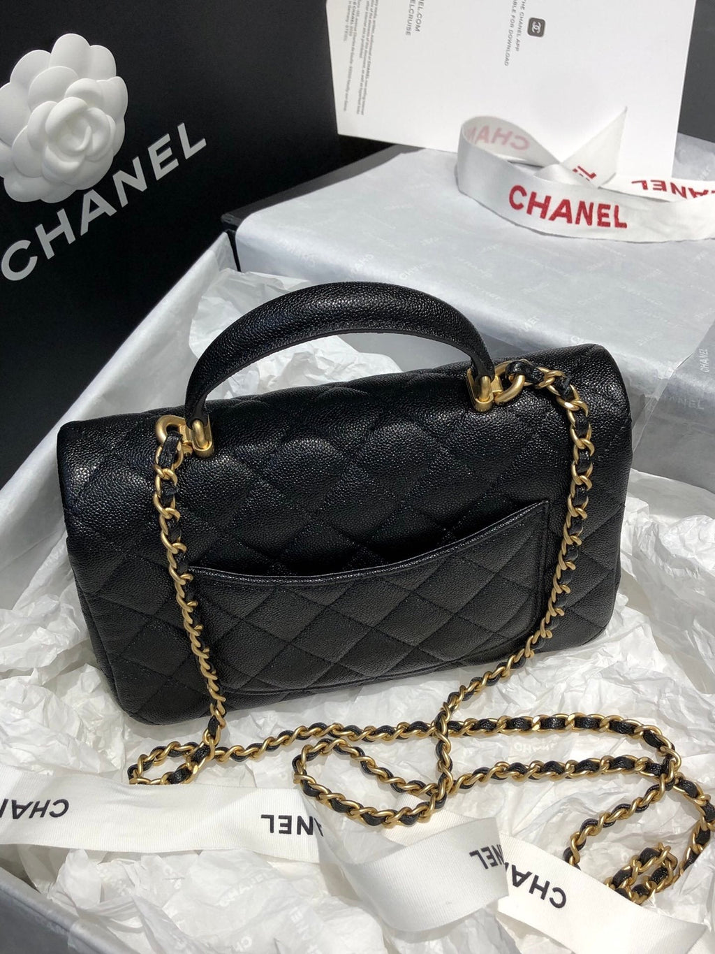 Chanel Classic Flap Bag 20cm Black