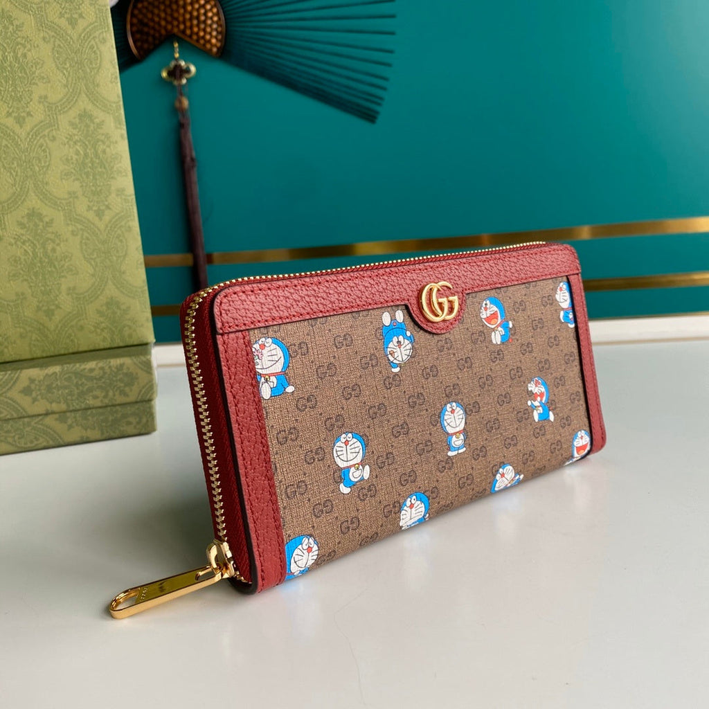 Doraemon x Gucci Zip Around Wallet 19cm