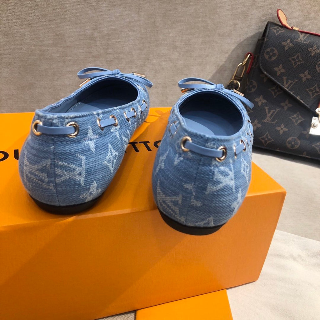 Louis Vuitton Gloria Flat Loafer Blue