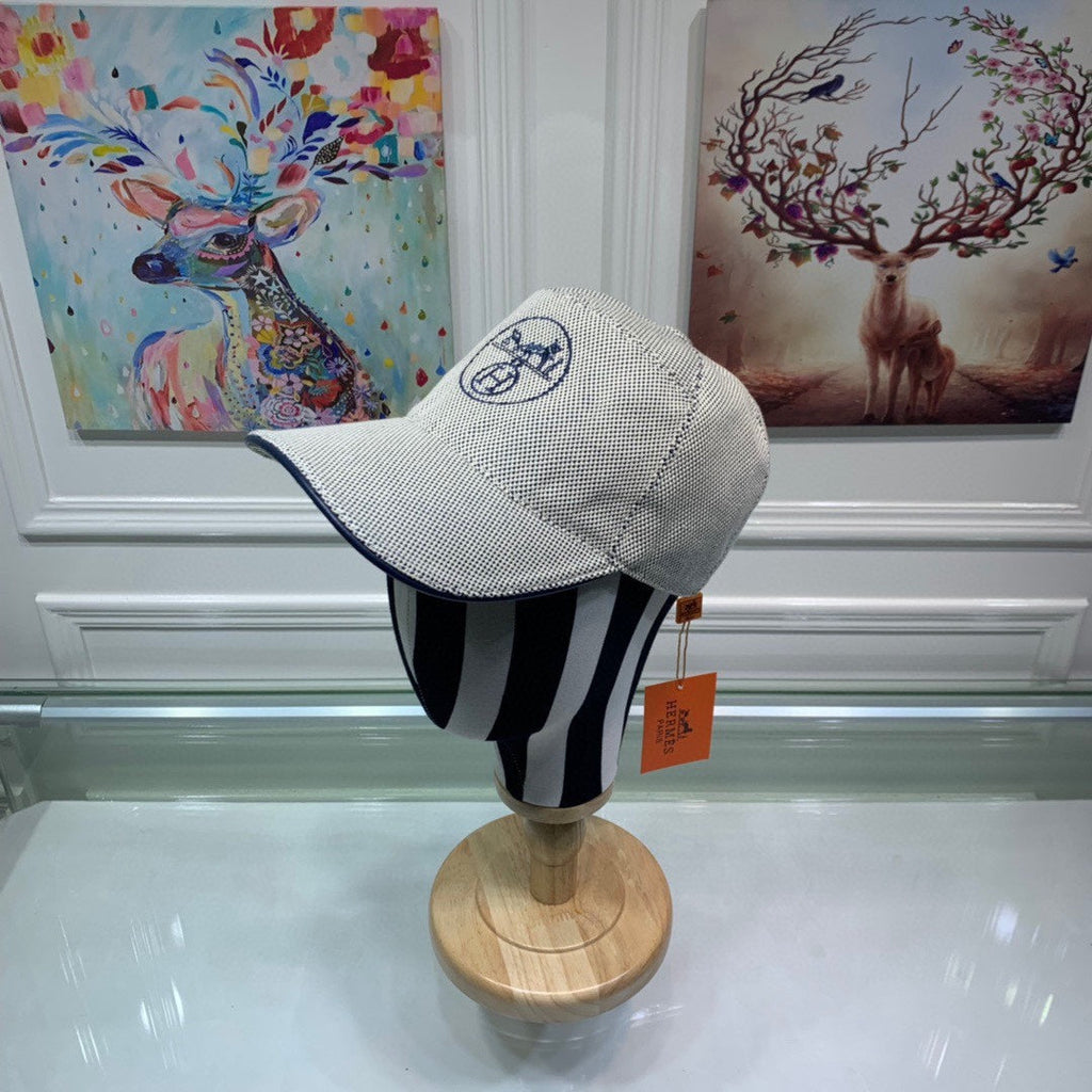 Hermes Davis H Primavera Cap Grey
