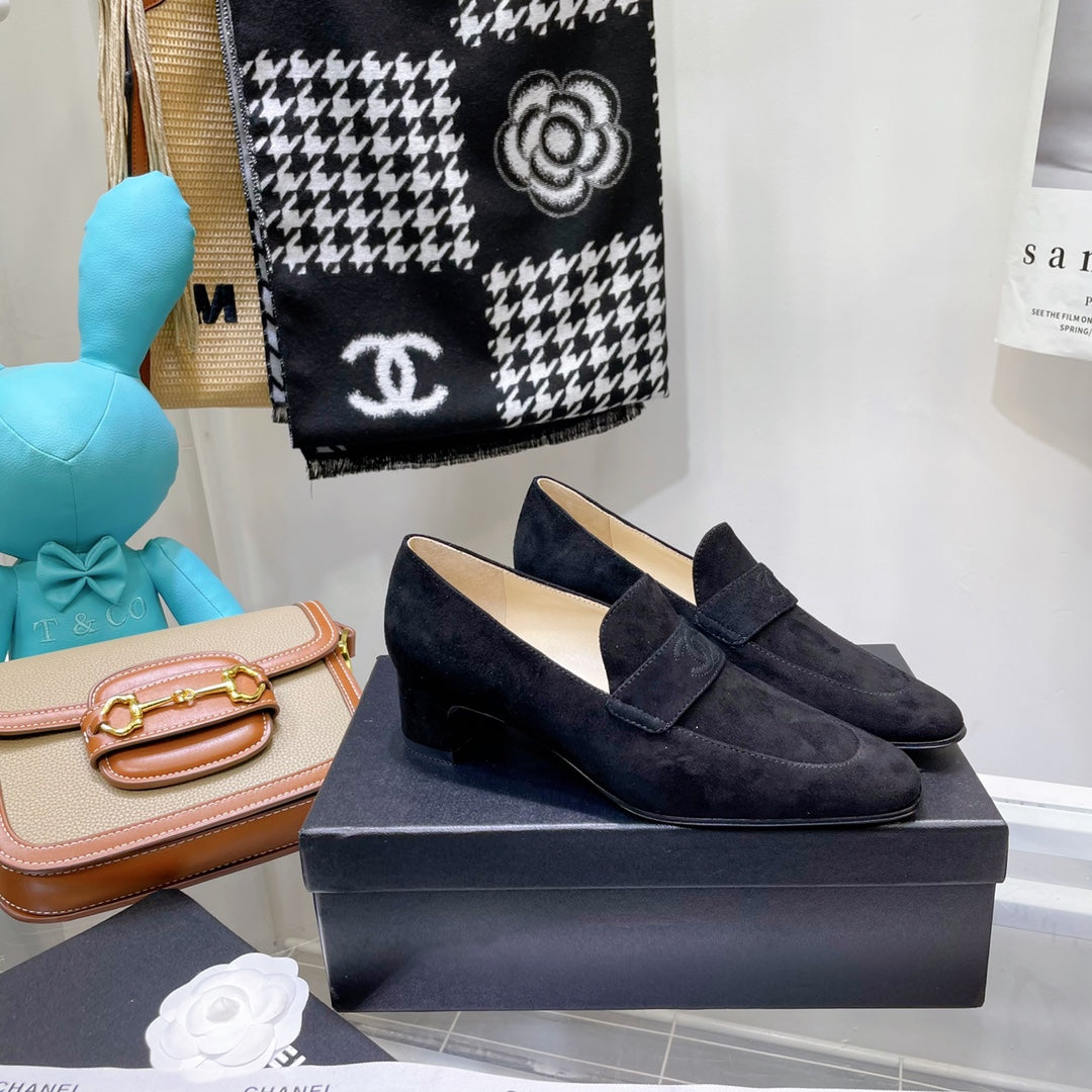 Chanel Loafers Black