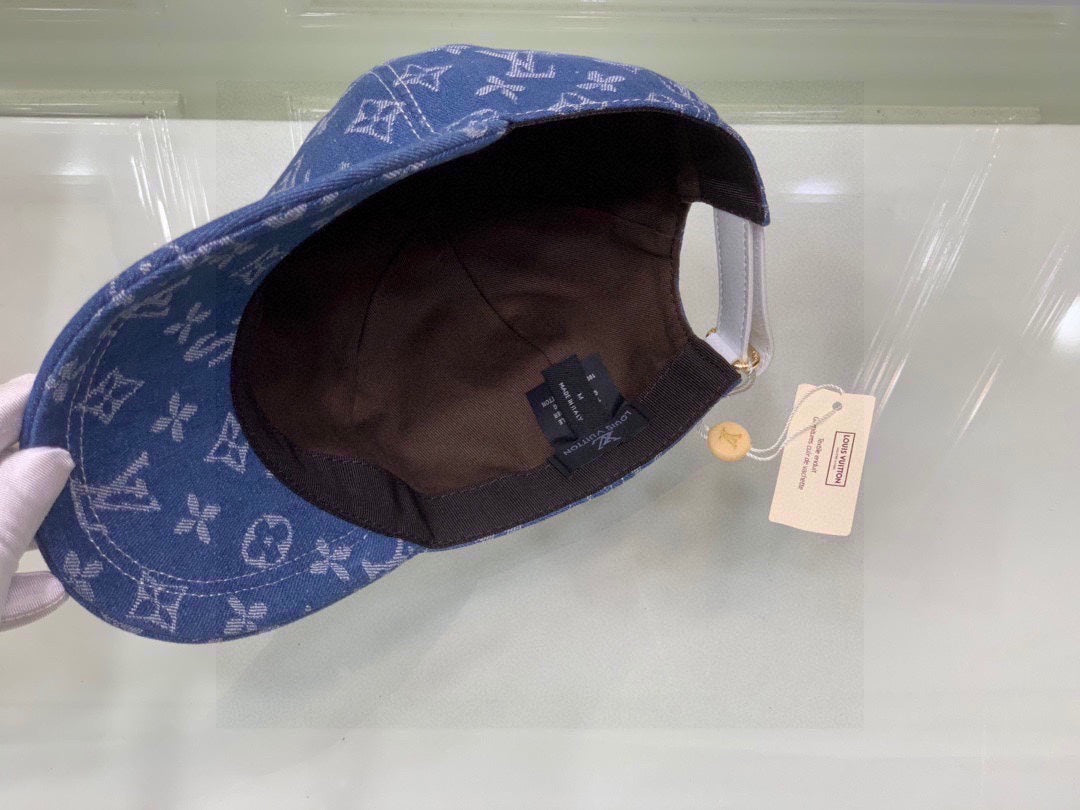 Louis Vuitton Get Ready Supreme Cap Blue