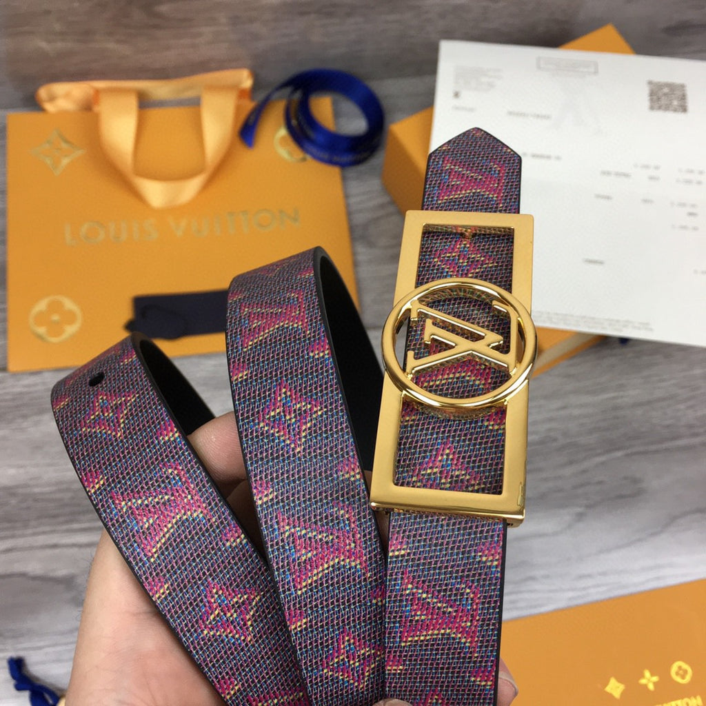 Louis Vuitton Dauphine Reversible Belt Black