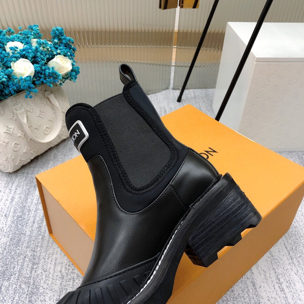 Louis Vuitton Beaubourg Ankle Boot Black