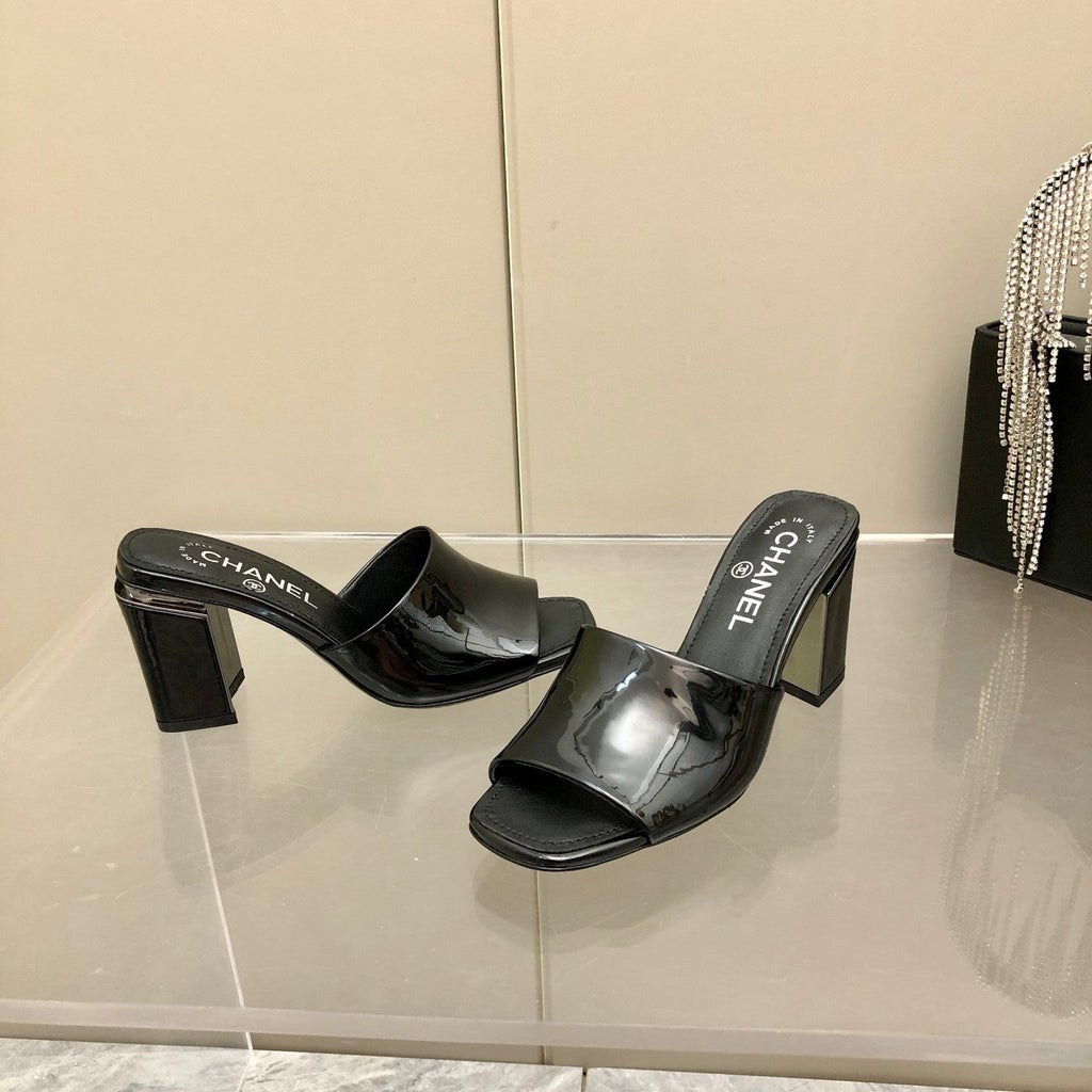 Chanel Mules Black