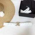 Chanel Belt With Double C Buckle