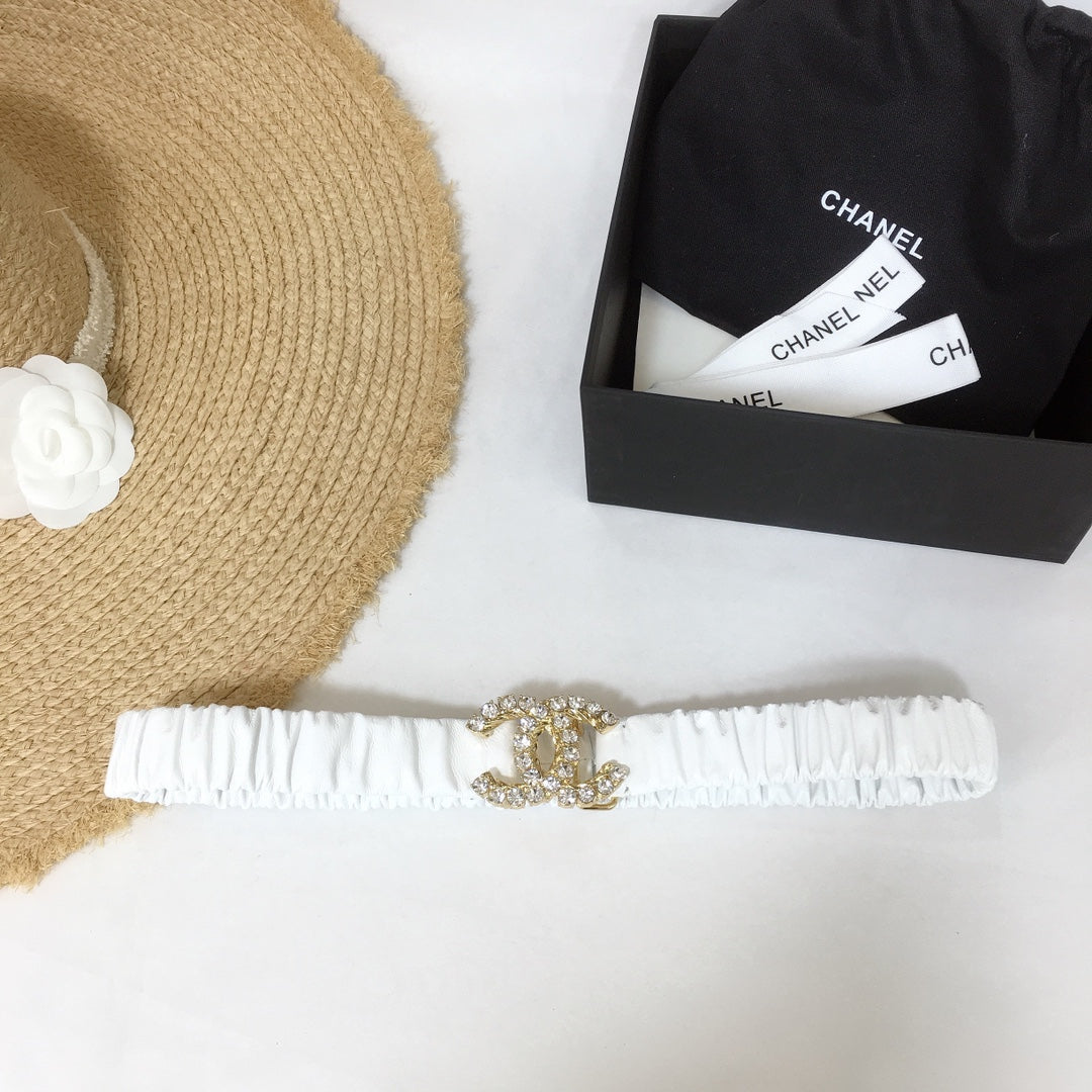 Chanel Belt With Double C Buckle