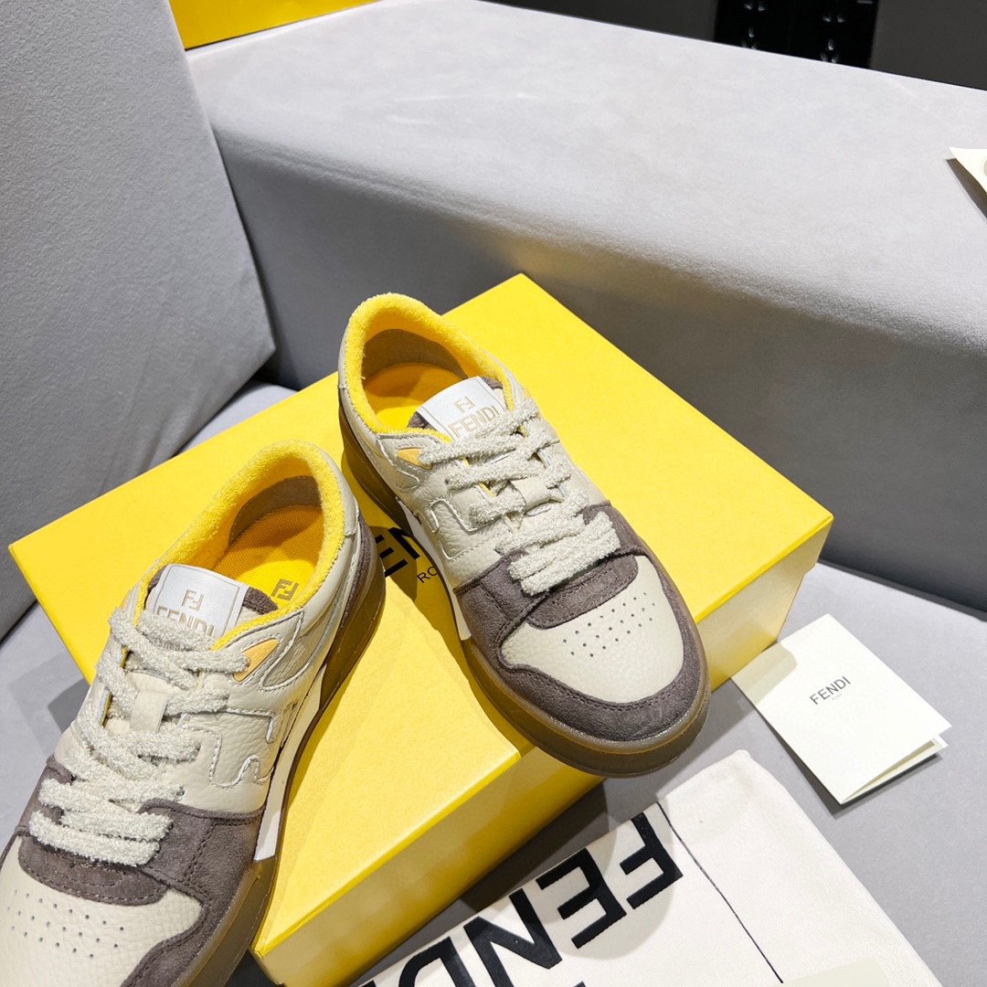 Fendi Match Sneaker Brown
