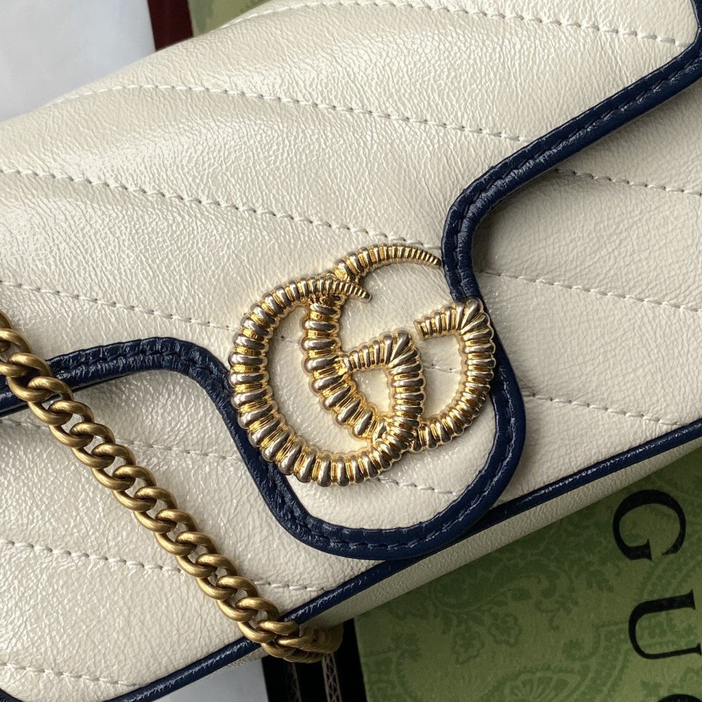 Gucci Marmont Super Mini Bag 17cm White