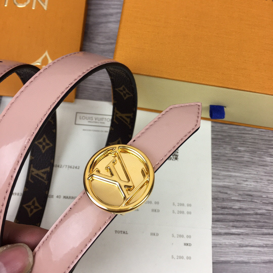 Louis Vuitton Cricle Belt Pink
