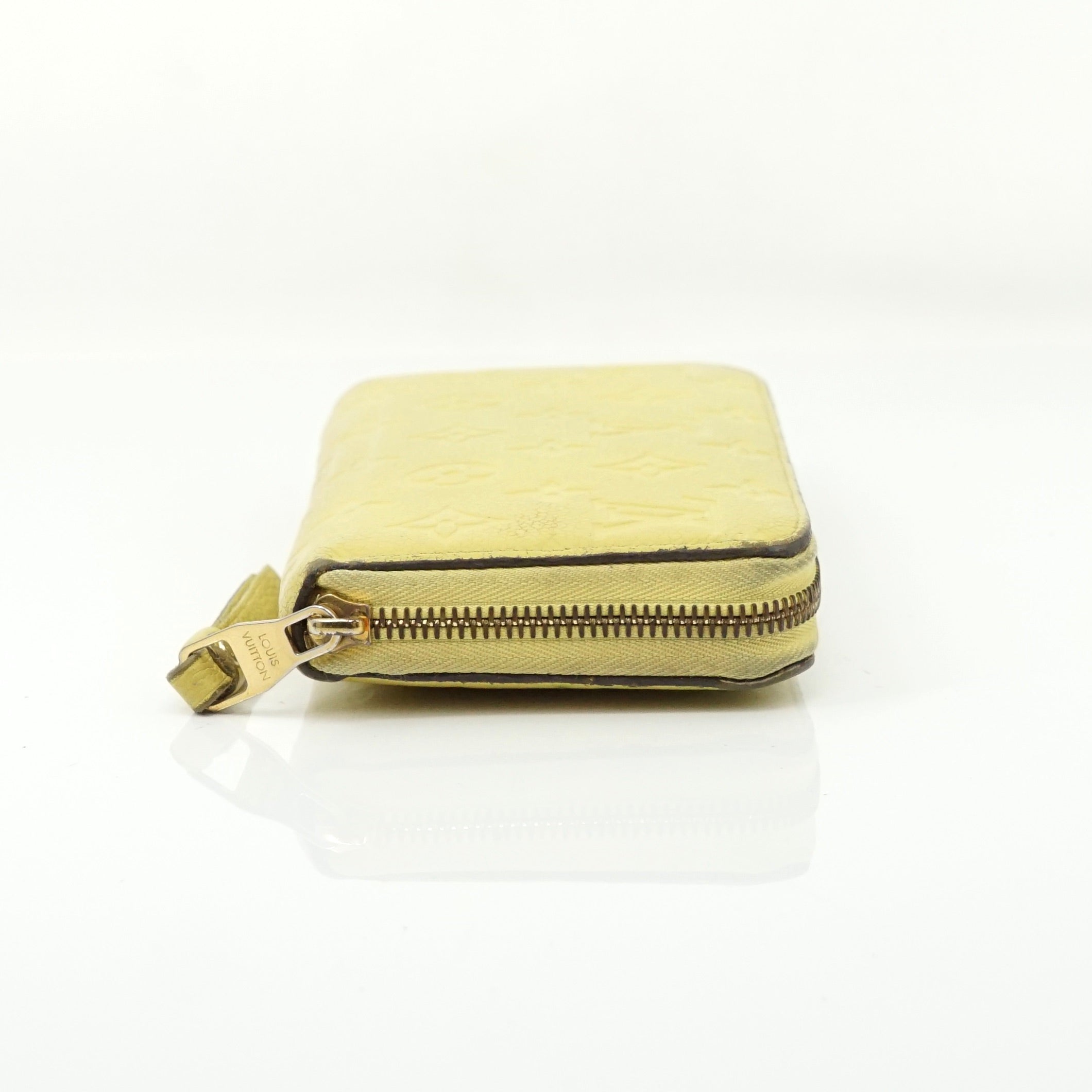 Louis Vuitton Zippy Wallet Yellow