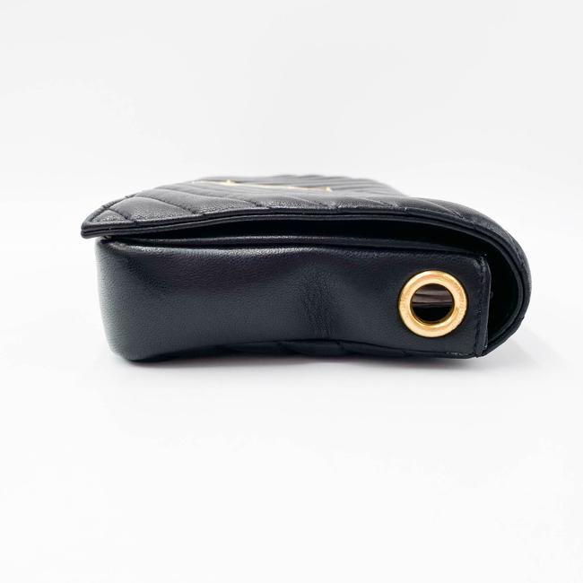 Saint Laurent Monogram Kate Shoulder 99 Quilted Baguette Black Leather Cross Body Bag