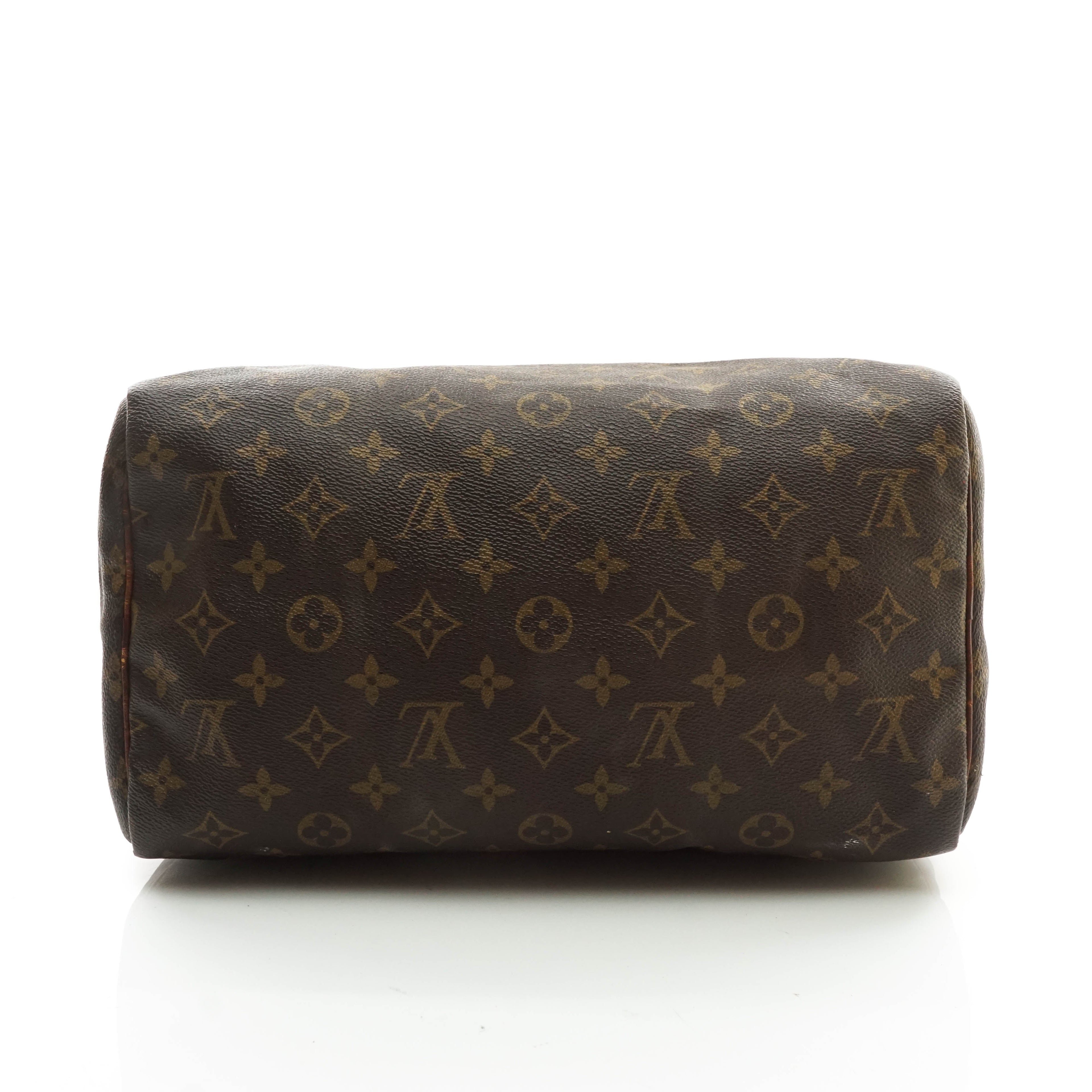 Louis Vuitton Speedy 30 Satchel Bag