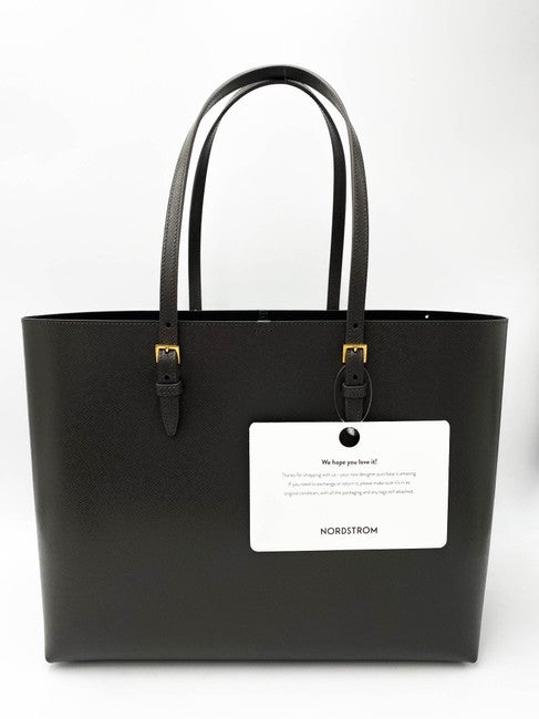 Saint Laurent Monogram Medium Shopping Bouclé Grey Leather Tote