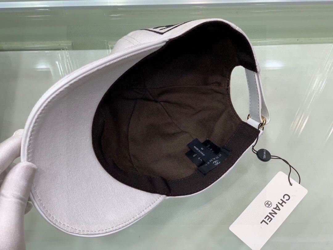 Chanel White Cap