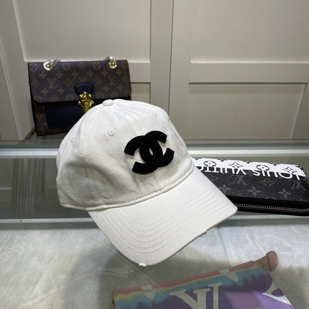 Chanel White Cap
