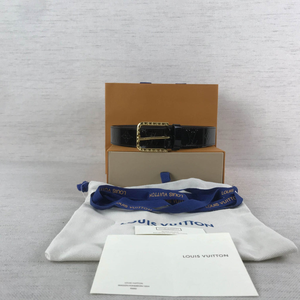 Louis Vuitton Square Iconic Belt Black