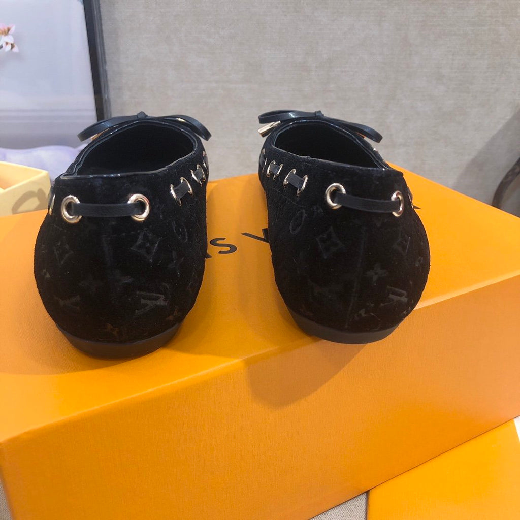 Louis Vuitton Gloria Flat Loafer Black