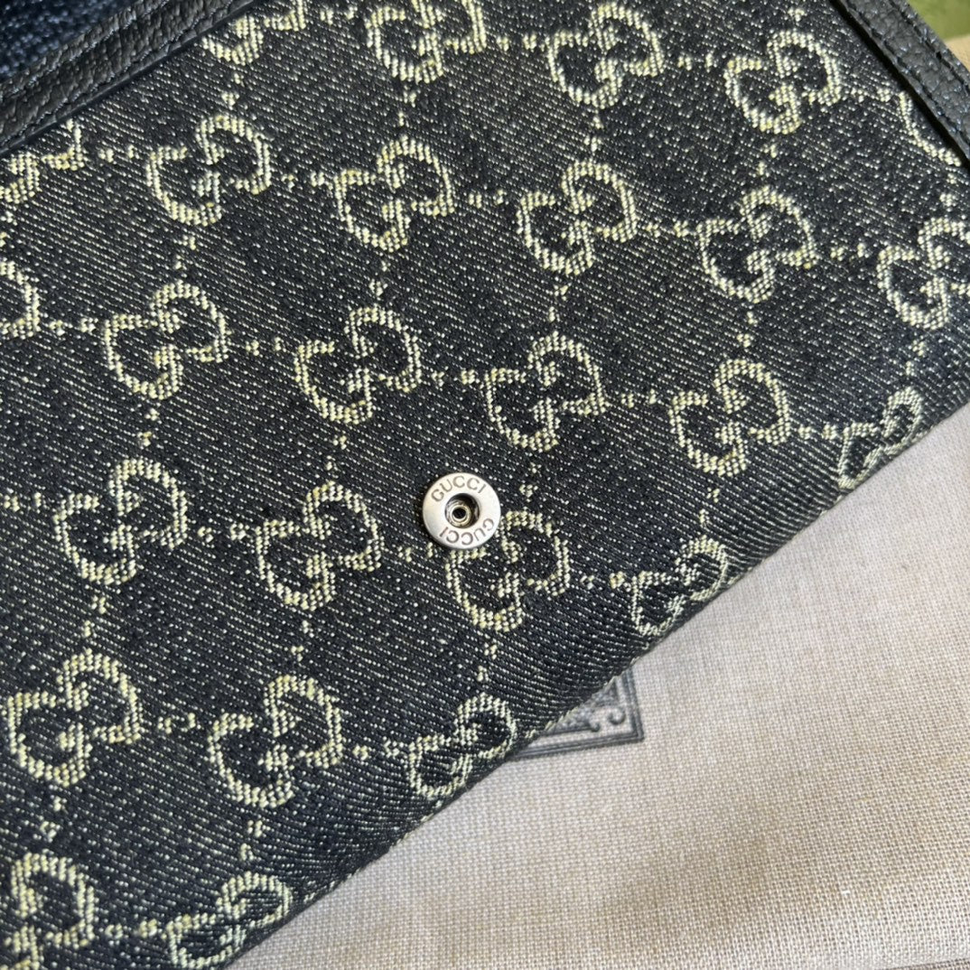 Gucci 401231 Dionysus GG Mini Chain Bag 20cm Black