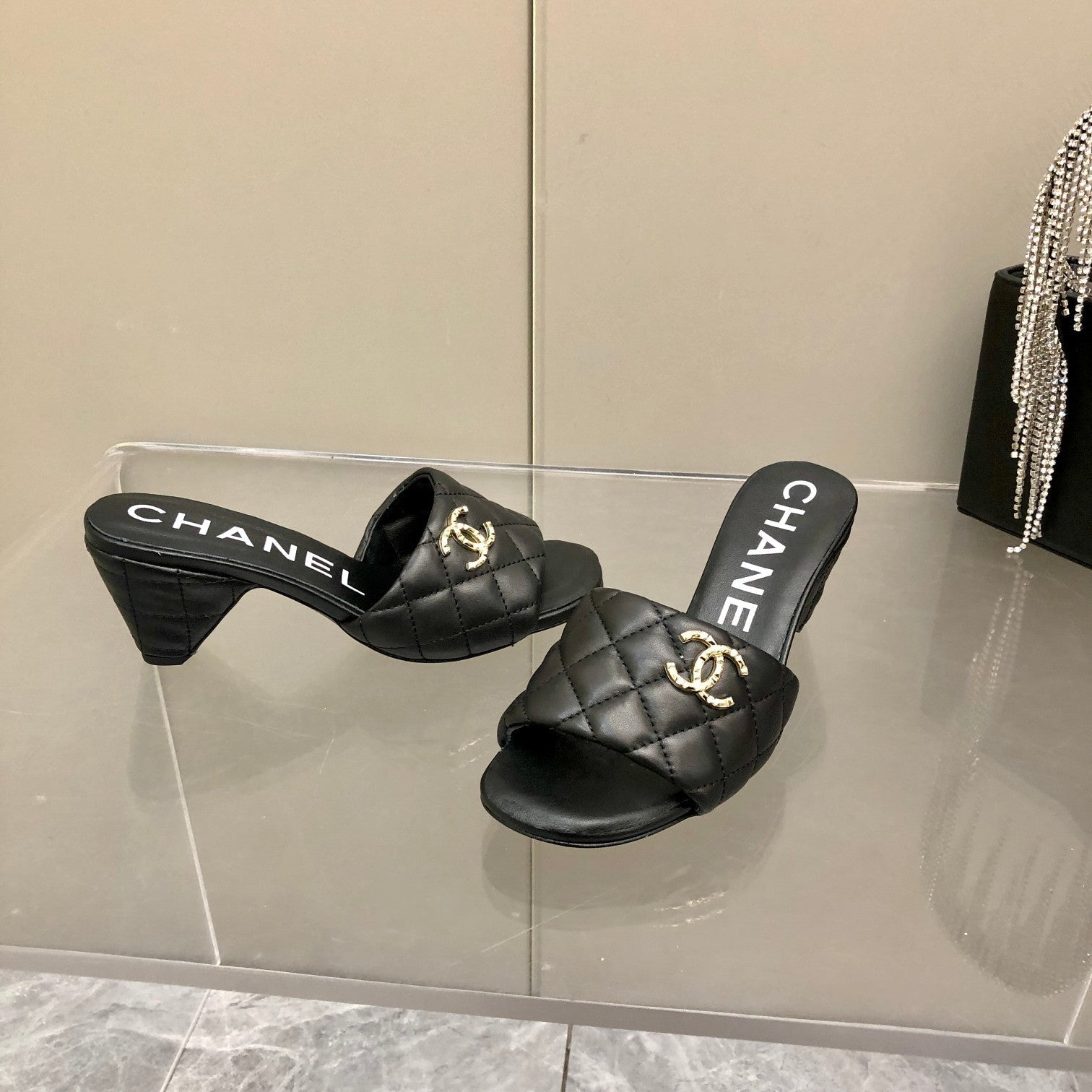 Chanel Mules Black