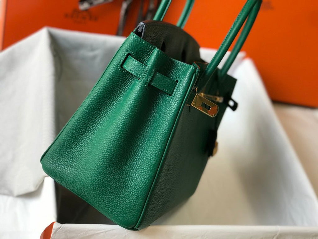Hermes Handle Bag 30cm Green