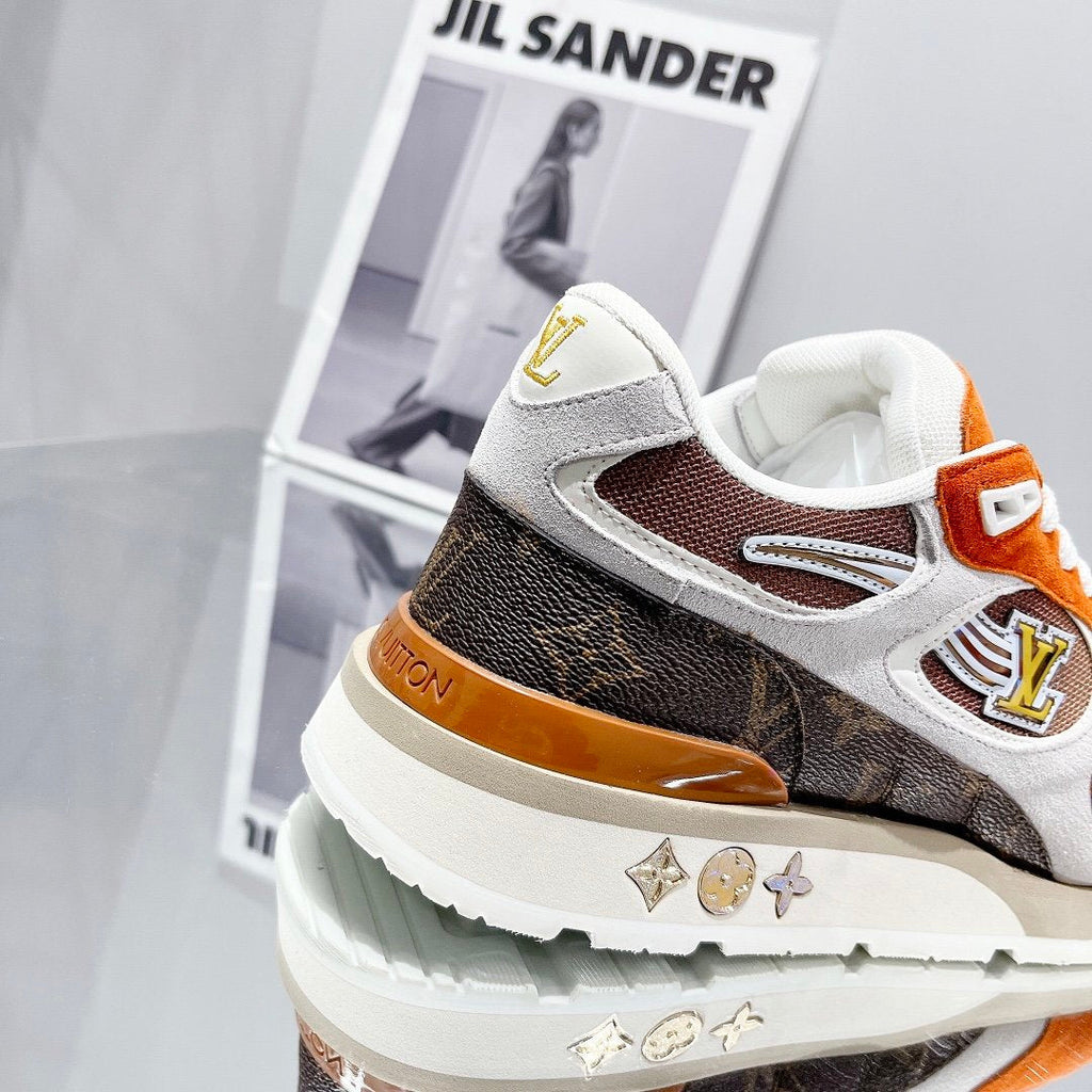 Louis Vuitton Run Sneaker Brown