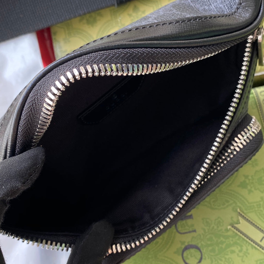 Gucci Belt Bag With Interlocking G 23cm Black